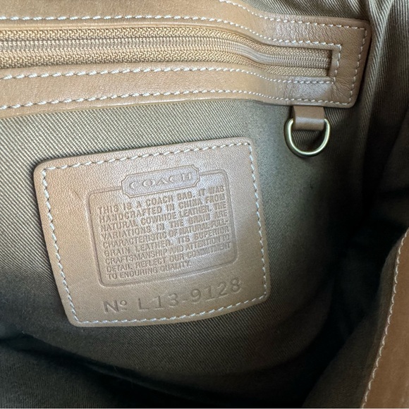 Good Condition Tan Coach Crossbody - Picture 7 of 11